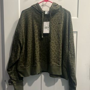Women’s Green Leopard Nike Sweatshirt
